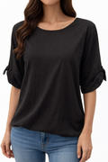 Black Casual Blouse