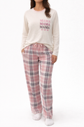 Mamma Pink & Blue Winter PJ Set