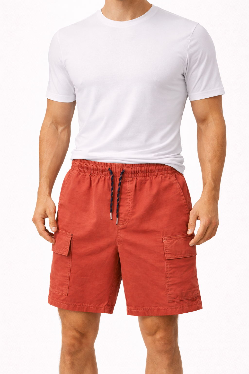 Burnt Orange Cargo Short