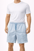 Light Blue Cargo Short