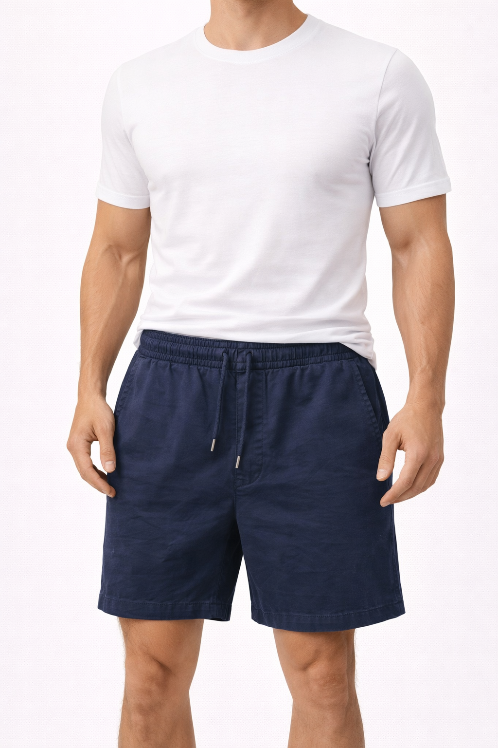 Navy Blue Casual Short