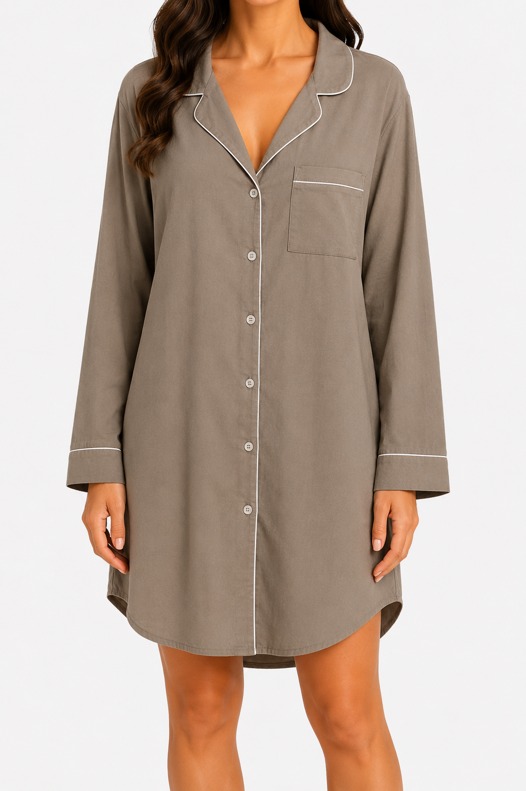 Light Brown Sleep Shirt