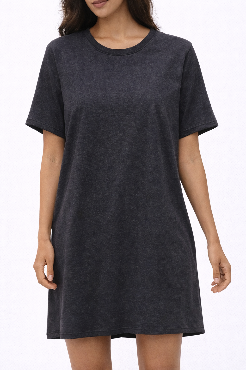 Dark Grey T-Shirt Dress