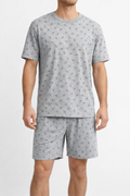 Grey Fast Food Summer Pajama Set