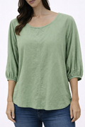 Sage Green Casual Blouse