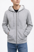 Grey Sherpa Hoodie