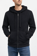 Black Sherpa Hoodie