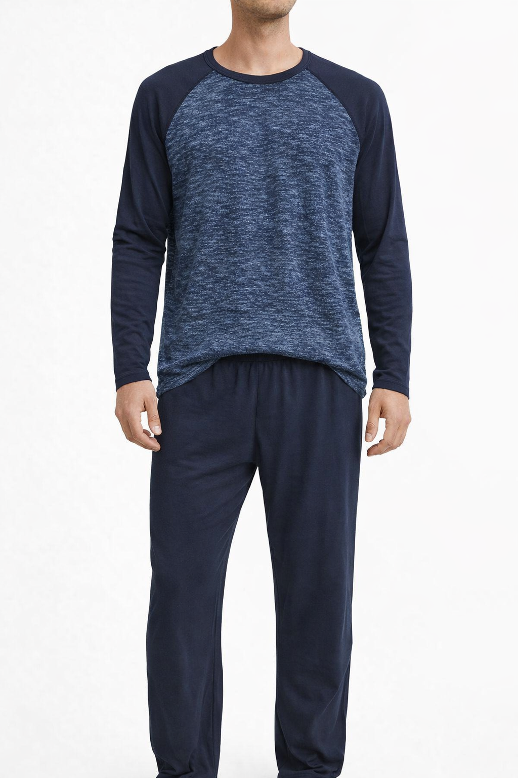Navy Blue Winter Pajama Set