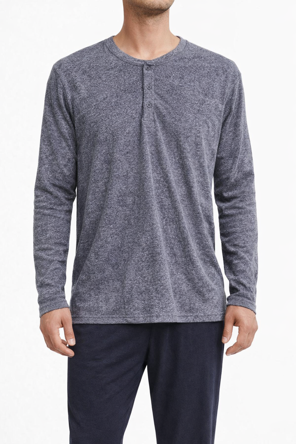Grey Pajama Top