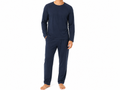 Men's navy fleece sleepwear set