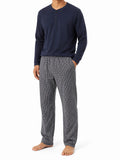 Men's grey and plaid Pj set