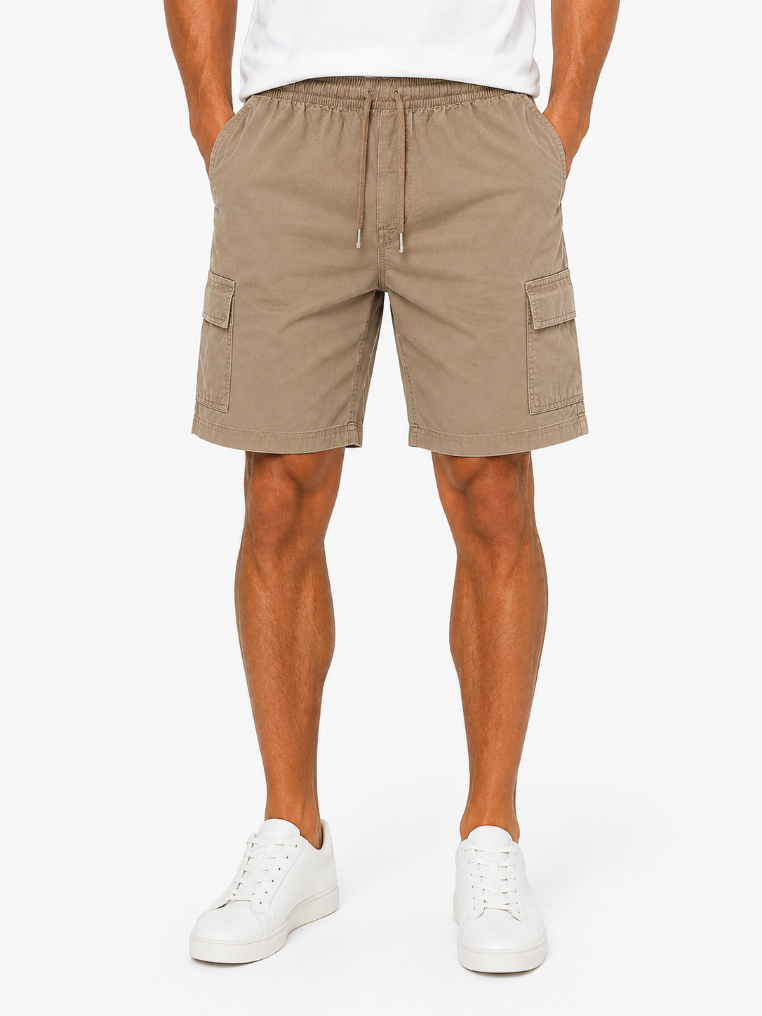 Dark Beige Cargo Short