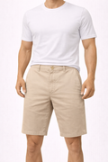 Beige Chino Shorts