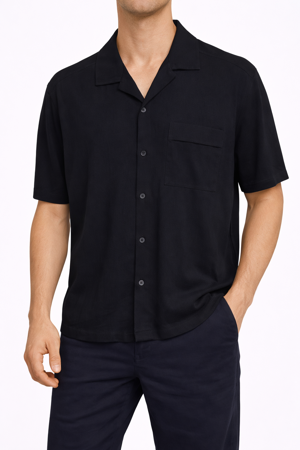 Black Button-up Shirt