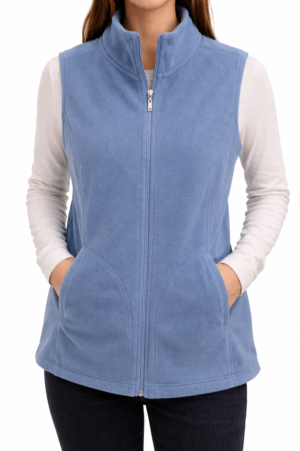 Blue Fleece Vest
