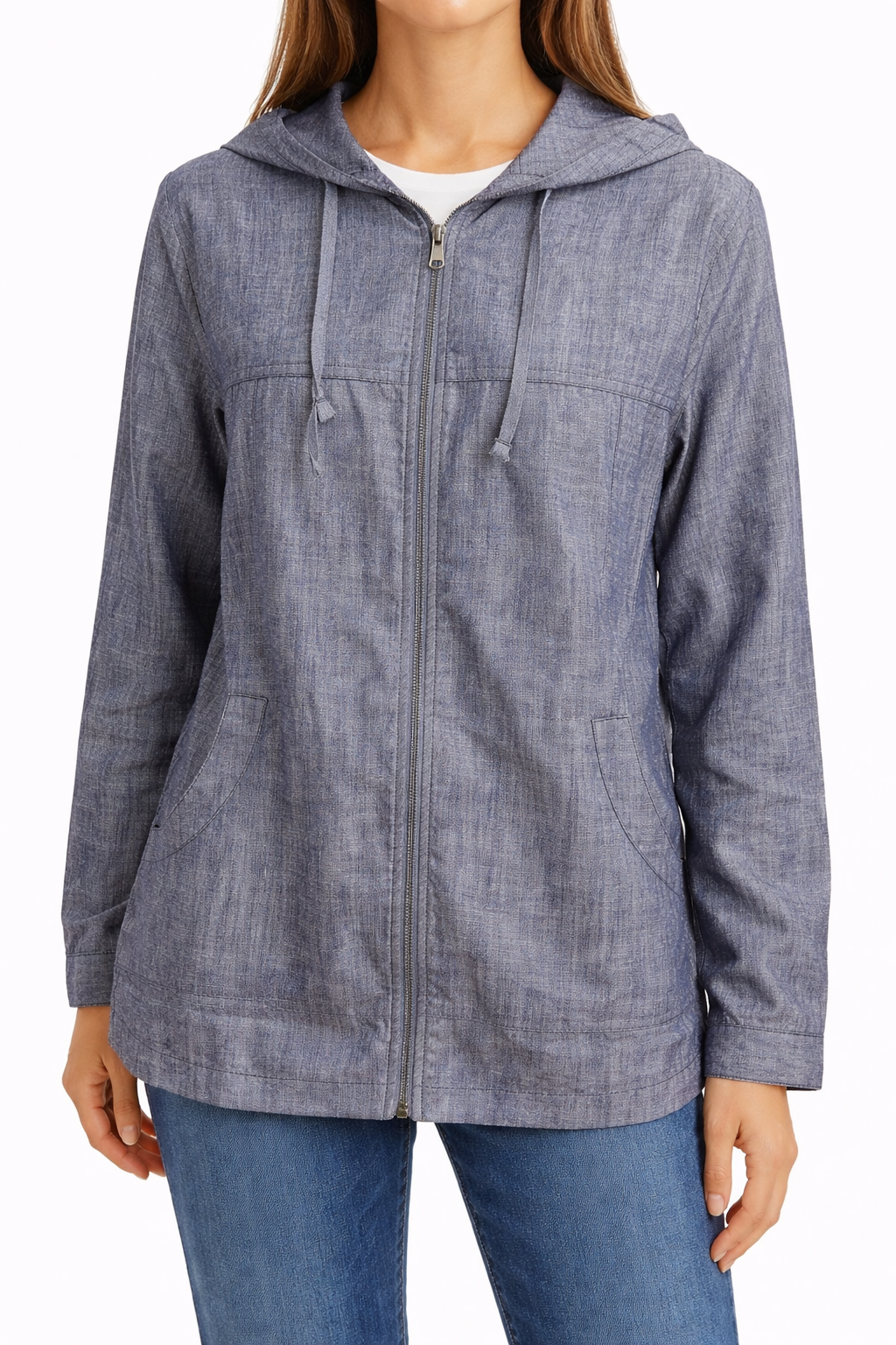 Light Blue Denim Summer Jacket