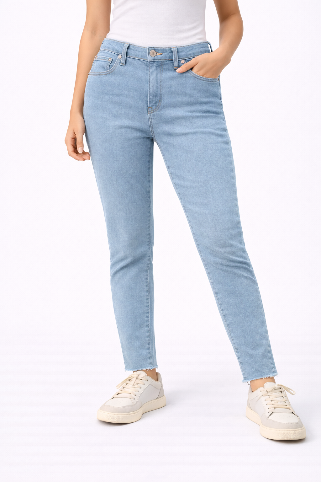 Light Blue Slim-fit Jeans