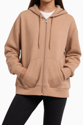 Peach Winter Fleece Hoodie