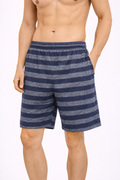 Dark & Light Blue Striped Sleep Short