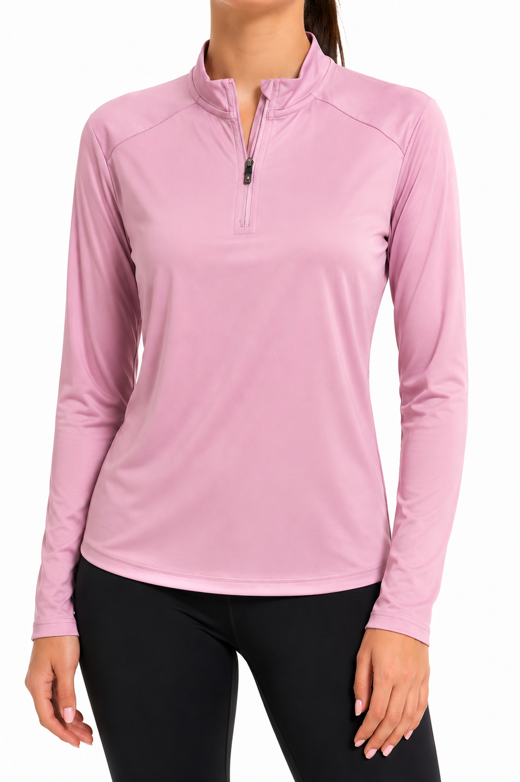 Dusty Pink Long Sleeve Track Top