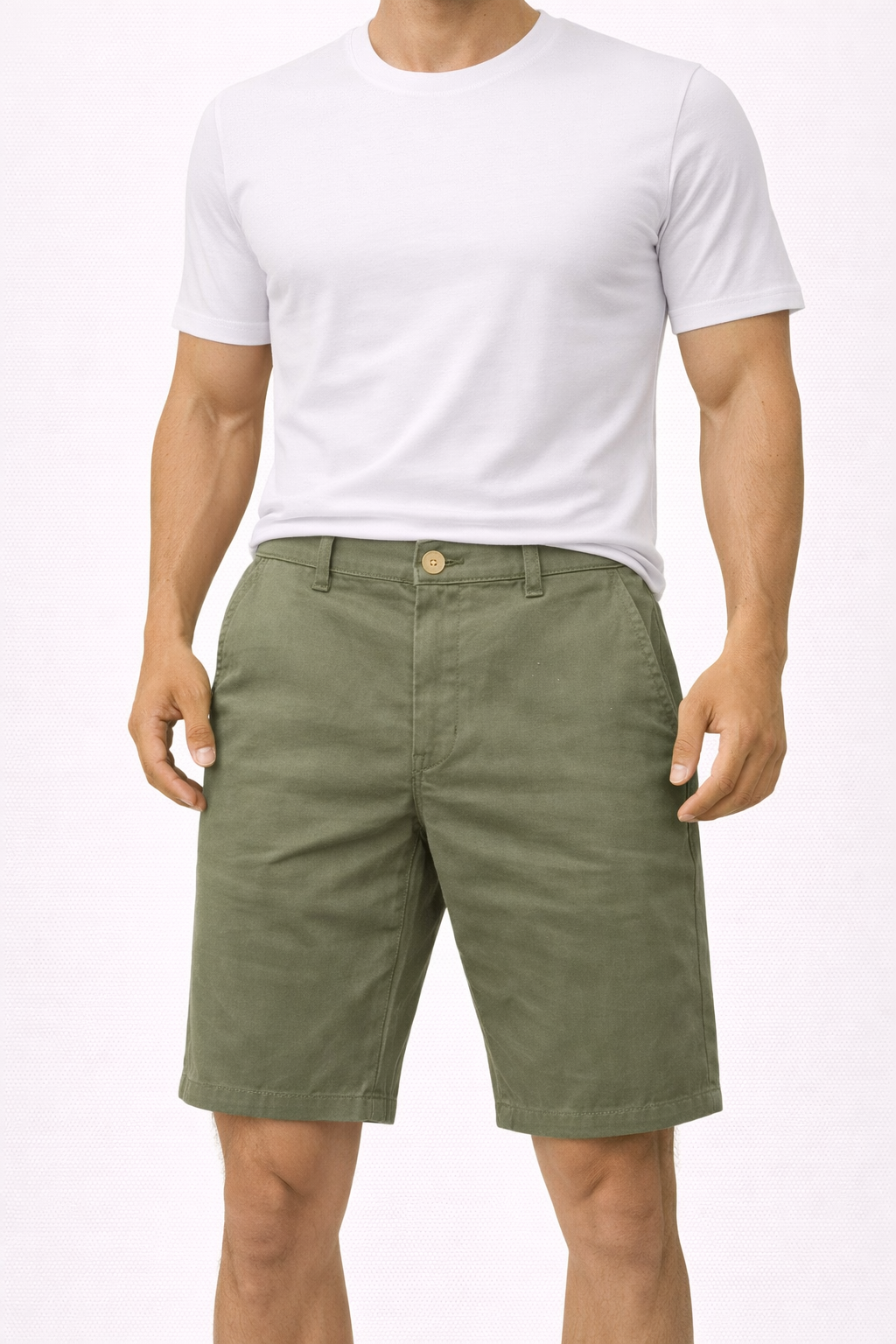 Green Chino Short