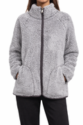 Grey Sherpa Fleece Jacket