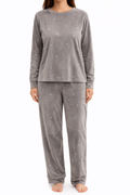 Grey Polka Dot Winter PJ Set