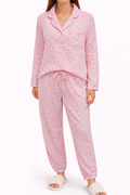 Pink Muslin Winter PJ Set