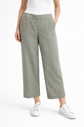 Sage Linen-Look Wide-Leg Pants