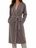Dark Brown Winter Dressing Gown