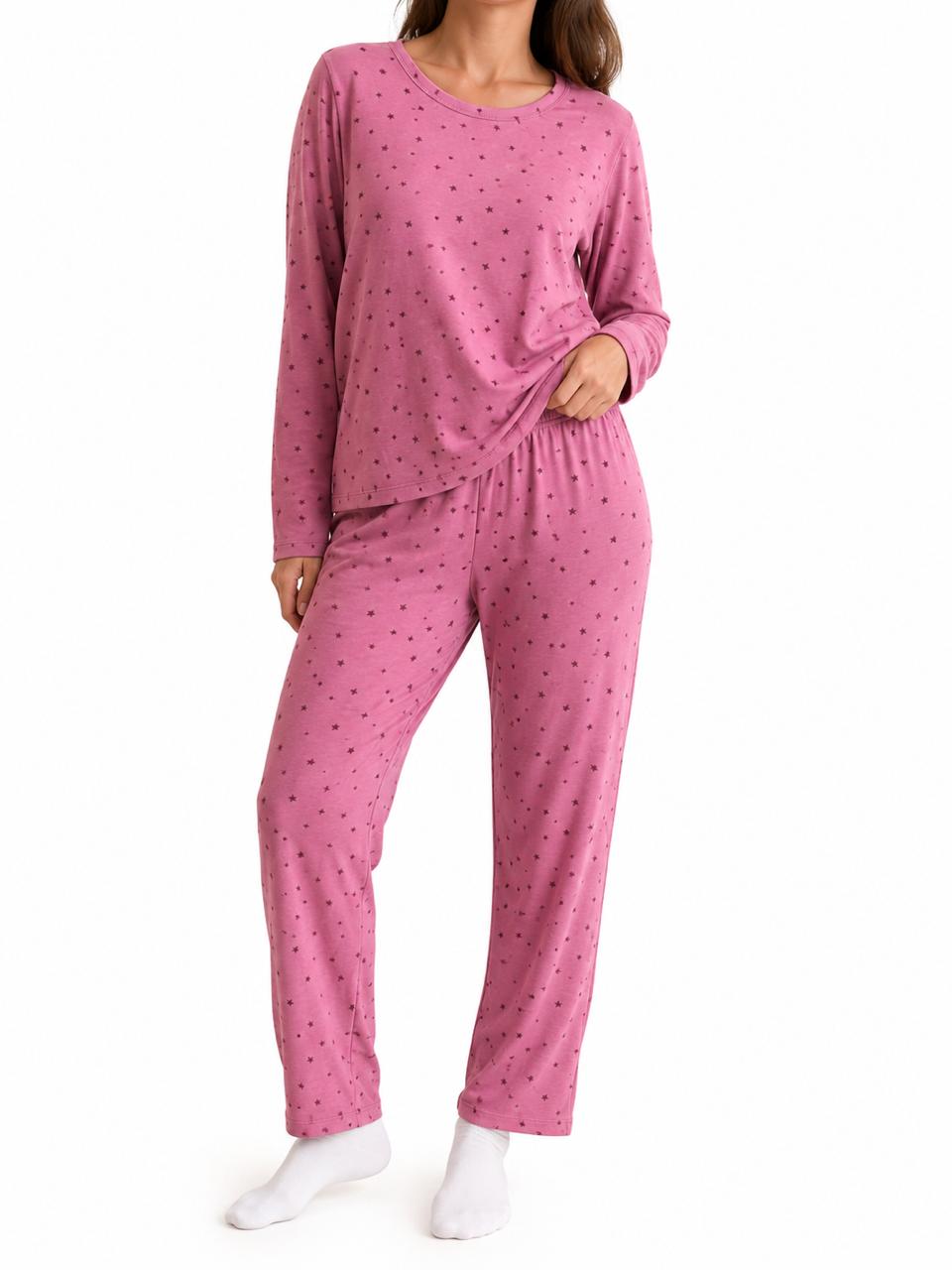 Pink Stardust Winter PJ Set