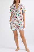 White Cartoon Pajamas Set