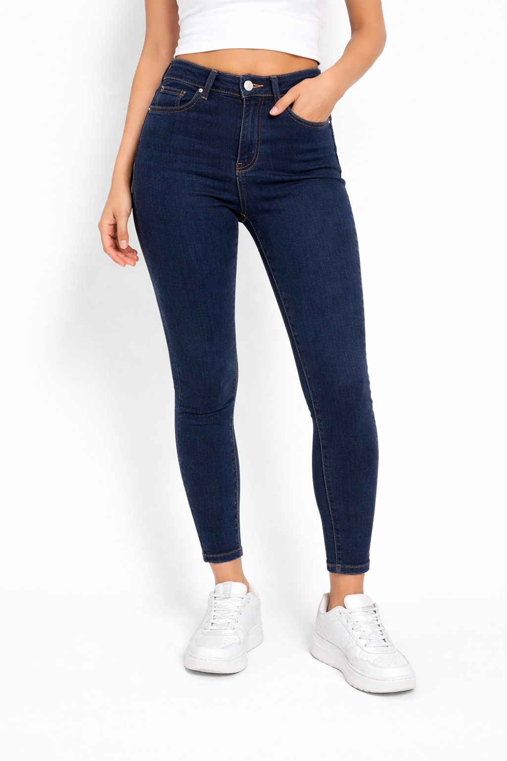 Dark Blue Classic Skinny Jeans