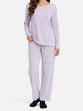 Soft Purple Winter PJ Set