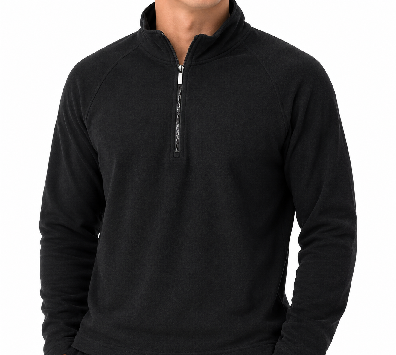 Men's black scuba jacket