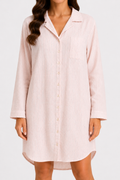 Pink with Yellow Stripes Sleep Shirt