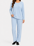 Light Blue Winter PJ Set