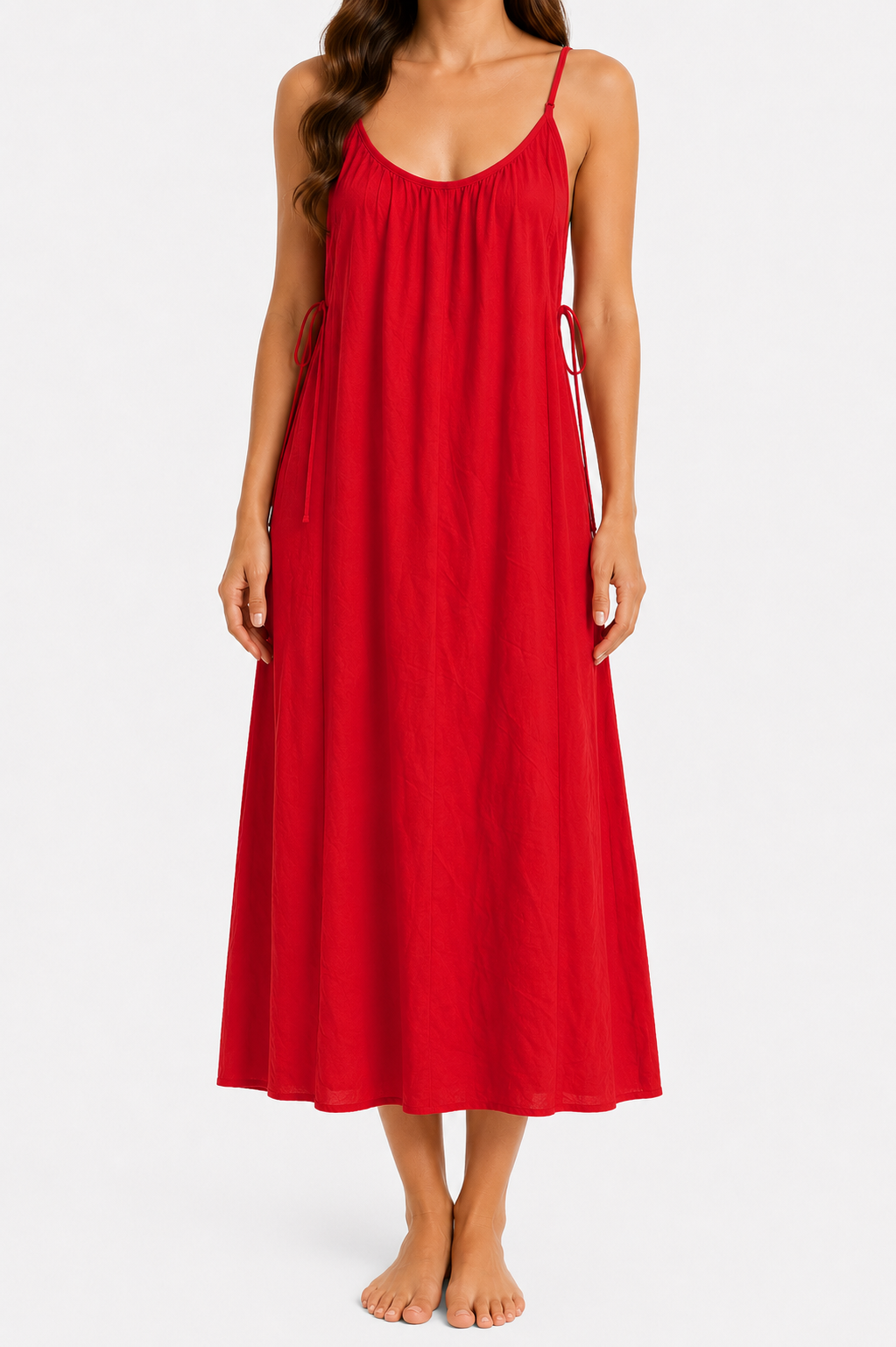 Red Casual Summer Dress