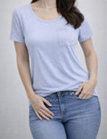 Light Blue Casual Top