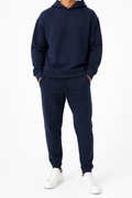 Men's navy blue scuba sets