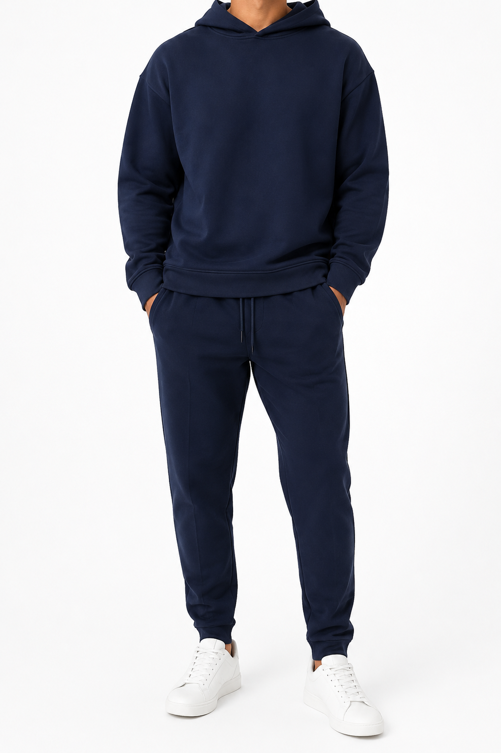 Men's navy blue scuba sets